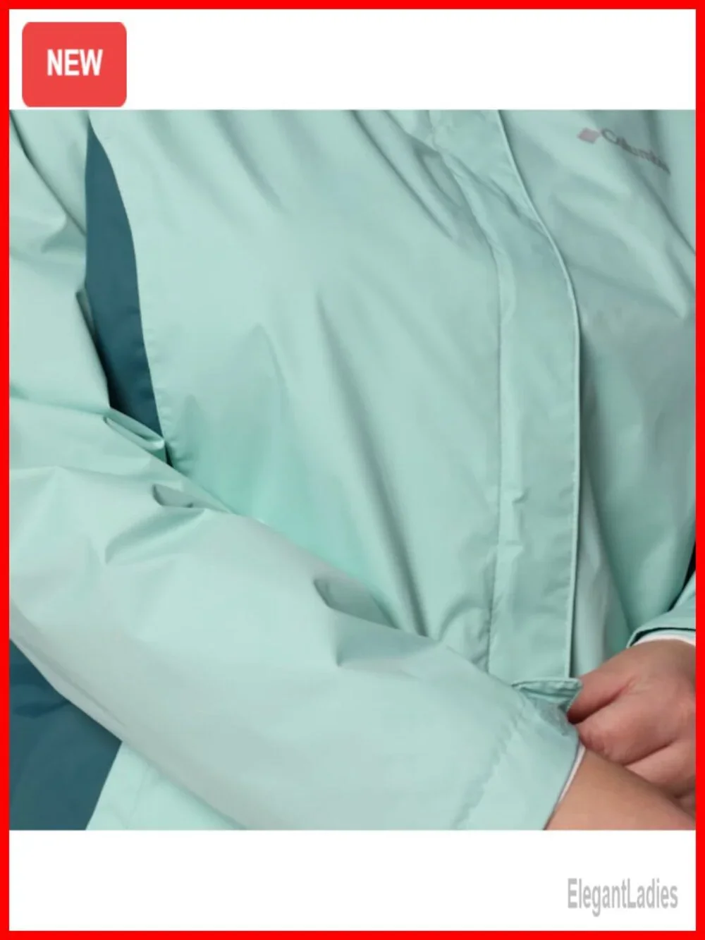 Waterproof Rain Coat Packable Hooded Nylon Shell Jacket